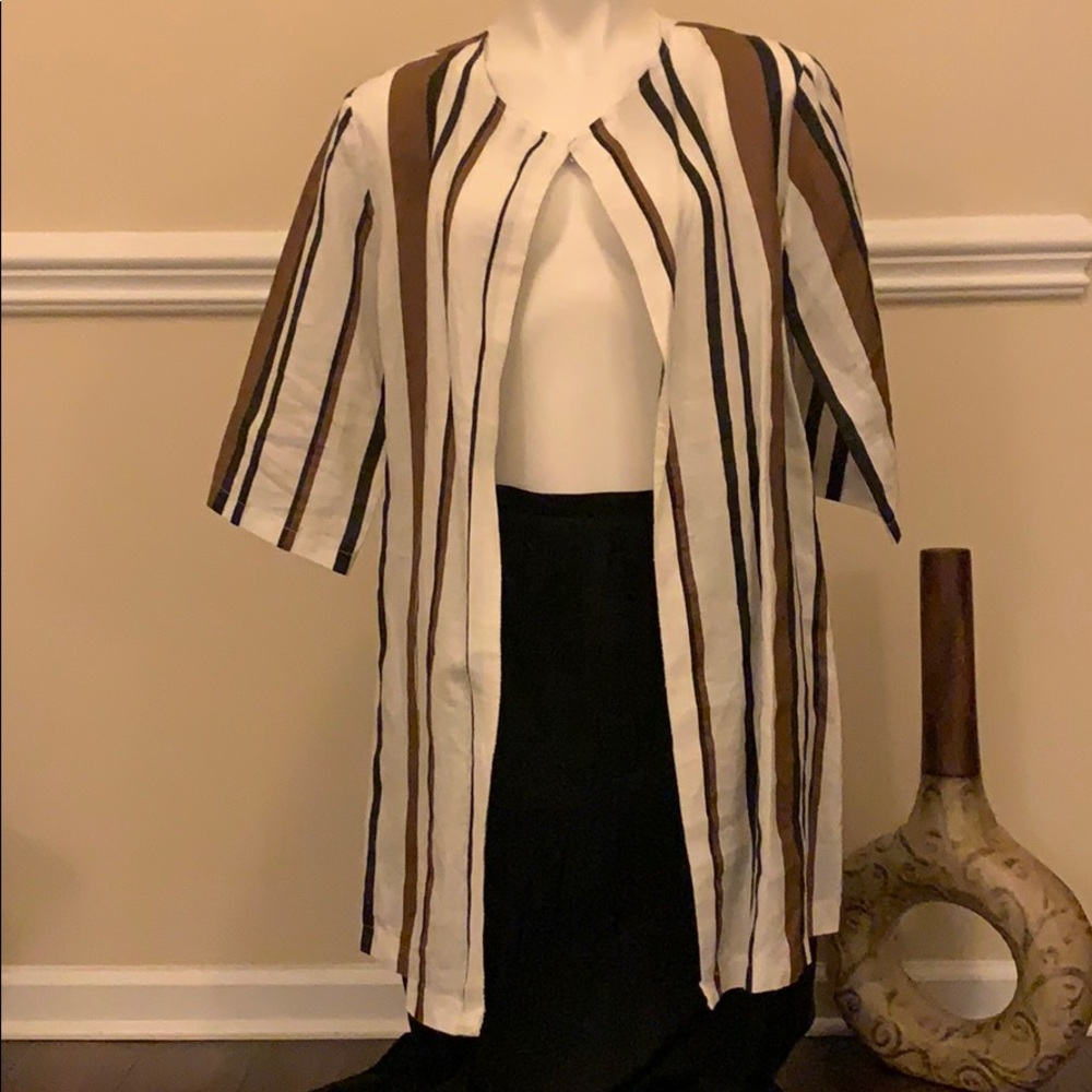 ALESIA- 100% Italian Linen Jacket